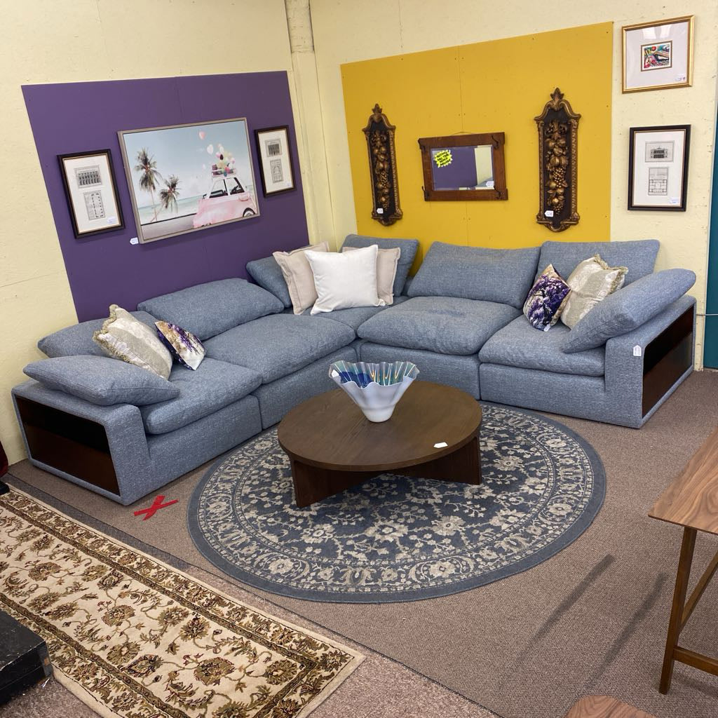 Bruges Azure Corner Sectional U SECTIONALS CORNER