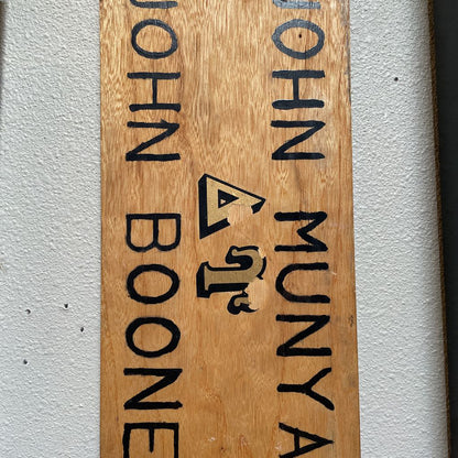 '58/'60 Fraternity Paddle