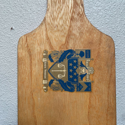 '58/'60 Fraternity Paddle