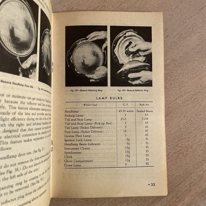 1941 Chevrolet Owner's Manual UNIQUE FINDS