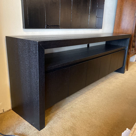 Black Modern 6 Door Sideboard C SIDEBOARDS