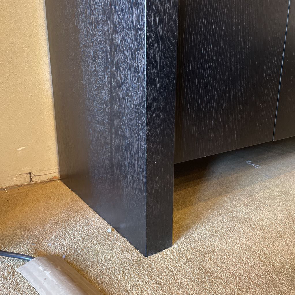 Black Modern 6 Door Sideboard C SIDEBOARDS