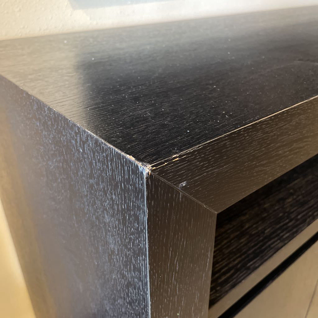 Black Modern 6 Door Sideboard C SIDEBOARDS