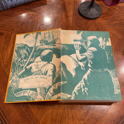 Vintage 1930's Robinson Crusoe Illustrated Book UNIQUE FINDS
