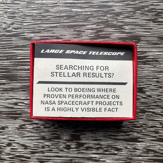 Vintage Boeing Large Space Telescope Tie Clip(later became SOFIA program) UNIQUE FINDS