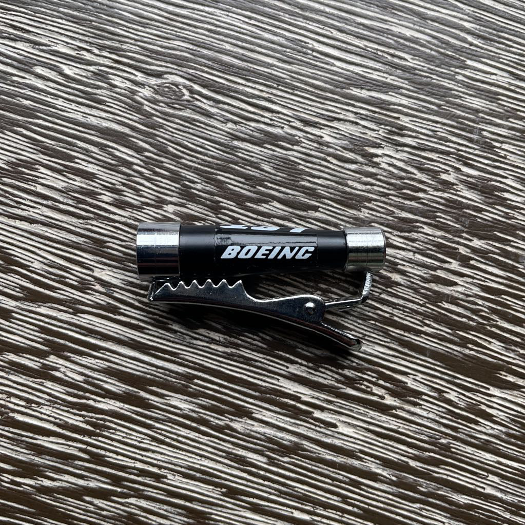 Vintage Boeing Large Space Telescope Tie Clip(later became SOFIA program) UNIQUE FINDS