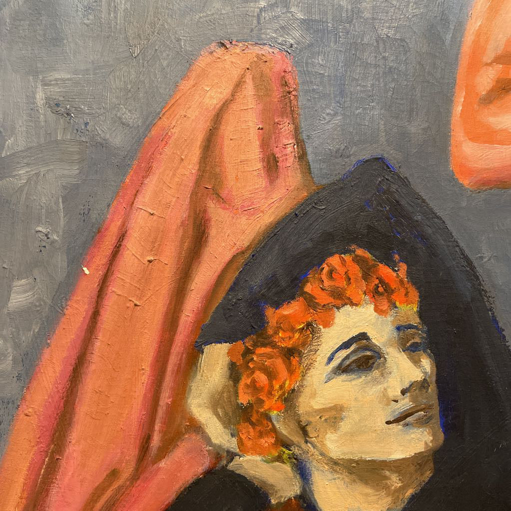 Merry Peach Band Painting ART