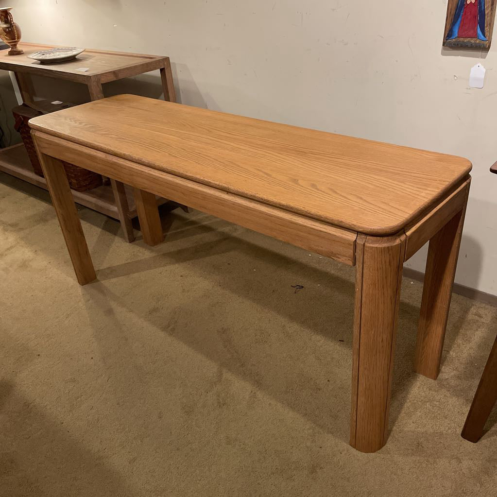 Light Wood Console Table C CONSOLE TABLES