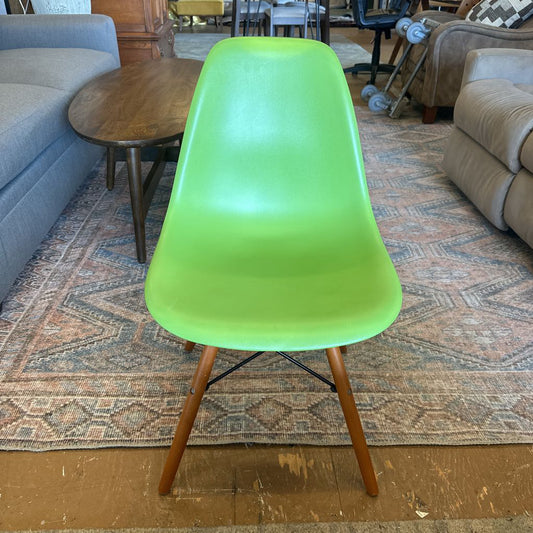 Green Herman Miller Style Molded Dining Chair C DINING CHAIRS