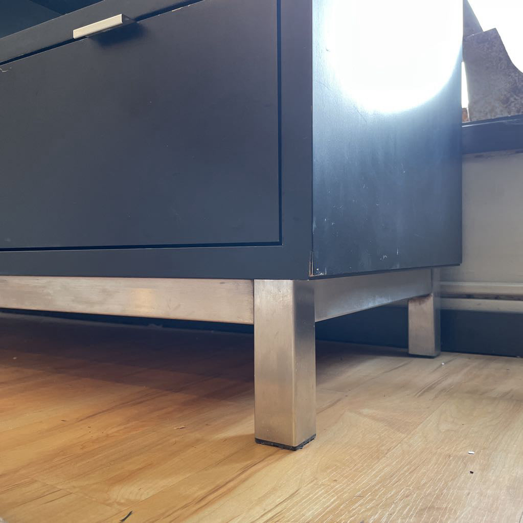 Room & Board Black 2 Drawer Media Console C MEDIA STANDS