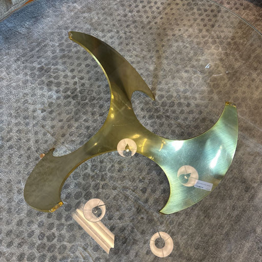 Brass Propeller Coffee Table