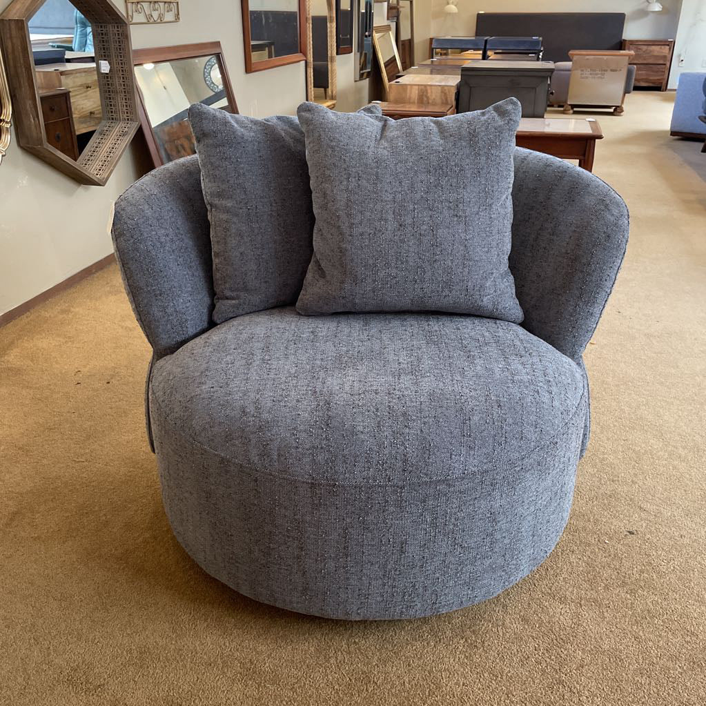 Paron Dusty Blue Accent Chair U ACCENT CHAIRS