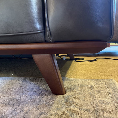 Odense Espresso Leather Sofa U SOFAS