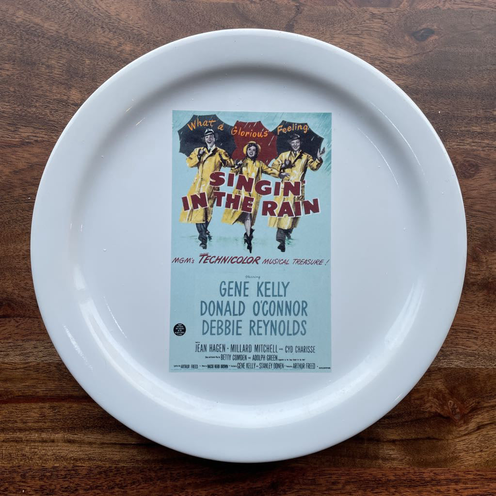 TCM Classic Movies Plates SET/4 In Film Tin