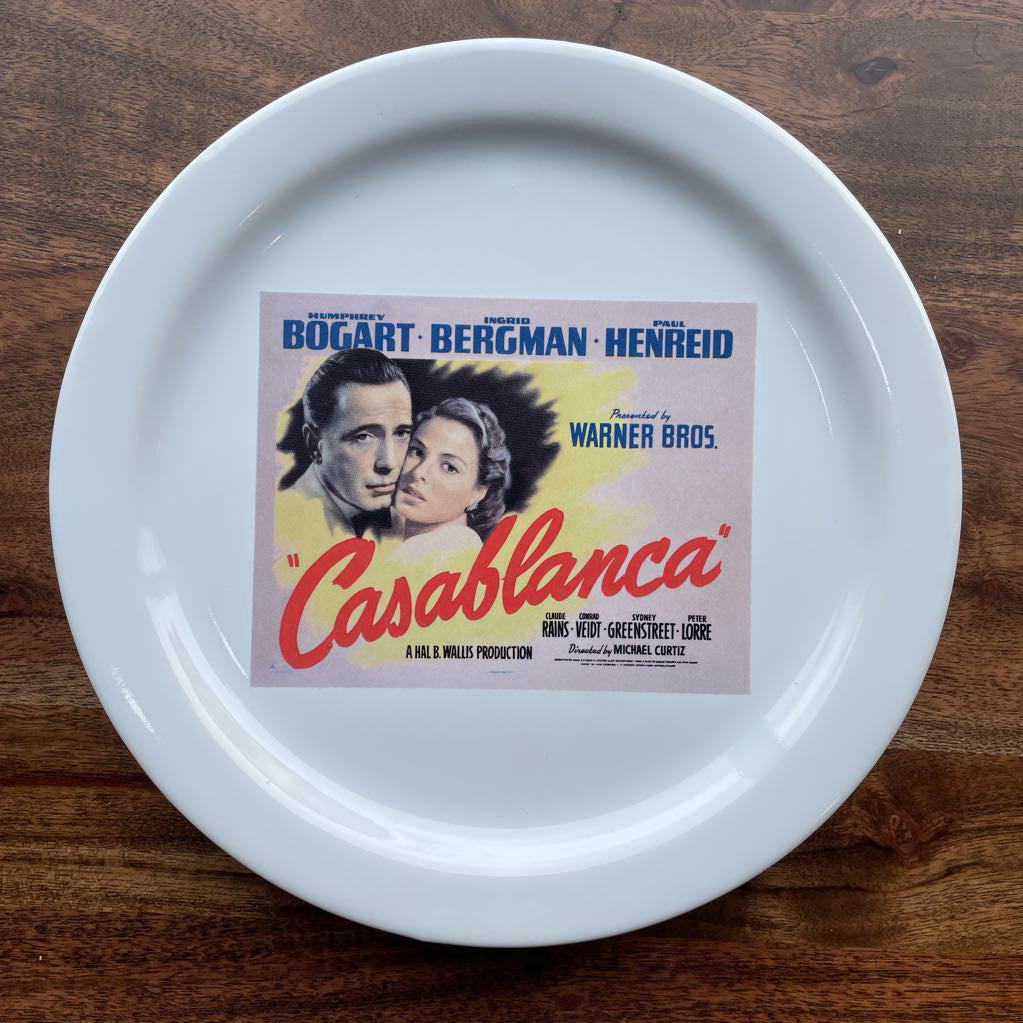 TCM Classic Movies Plates SET/4 In Film Tin