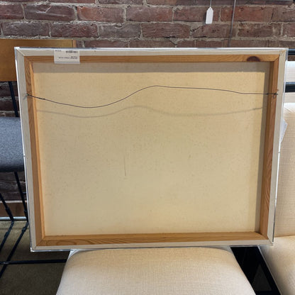 Multi-Media Collage in Acrylic Frame