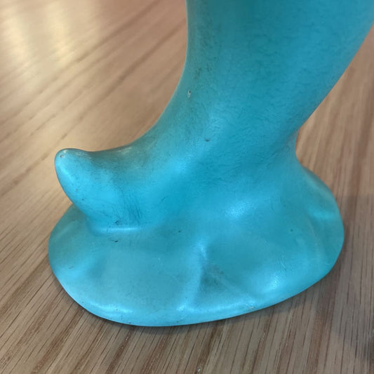 Vint. Sm. Green Horn Vase SMALLS