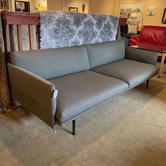 Outline Style Green/Grey Sofa