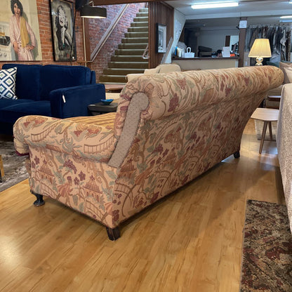 Carol Hicks Bolton Vintage Tufted Floral & Asian Upholstered Sofa U SOFAS