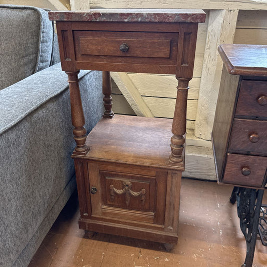 Belgian Side Tables w/Marble Top C SIDE TABLES