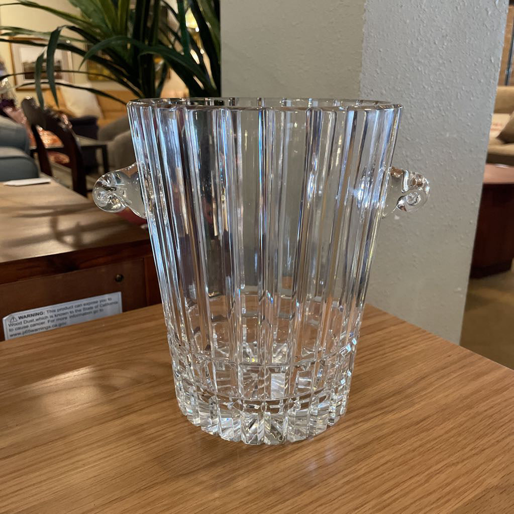 Heavy Grooved Crystal Ice Bucket SMALLS