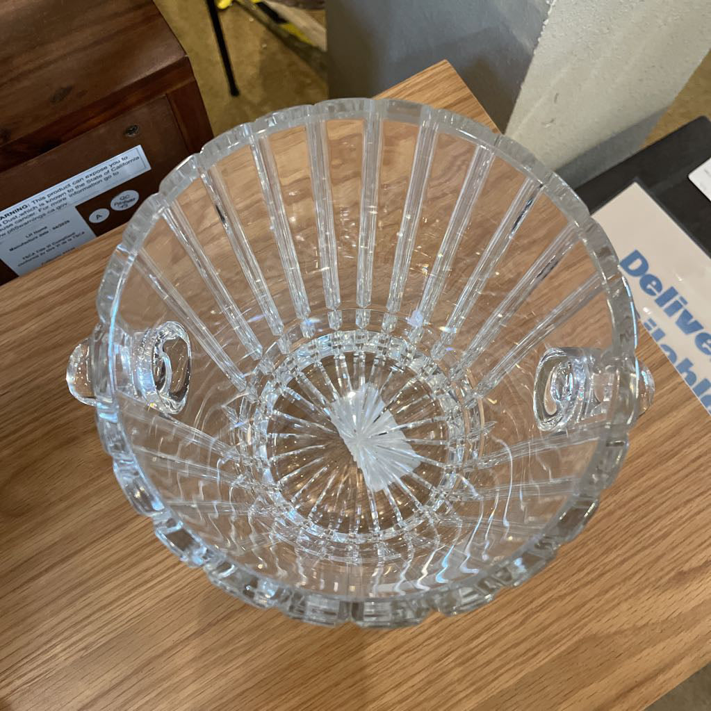 Heavy Grooved Crystal Ice Bucket SMALLS