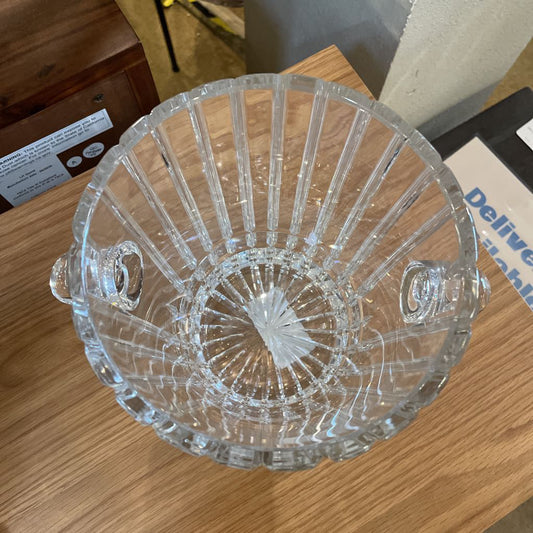 Heavy Grooved Crystal Ice Bucket SMALLS