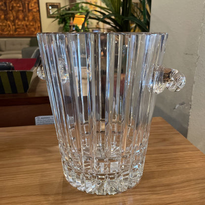 Heavy Grooved Crystal Ice Bucket SMALLS