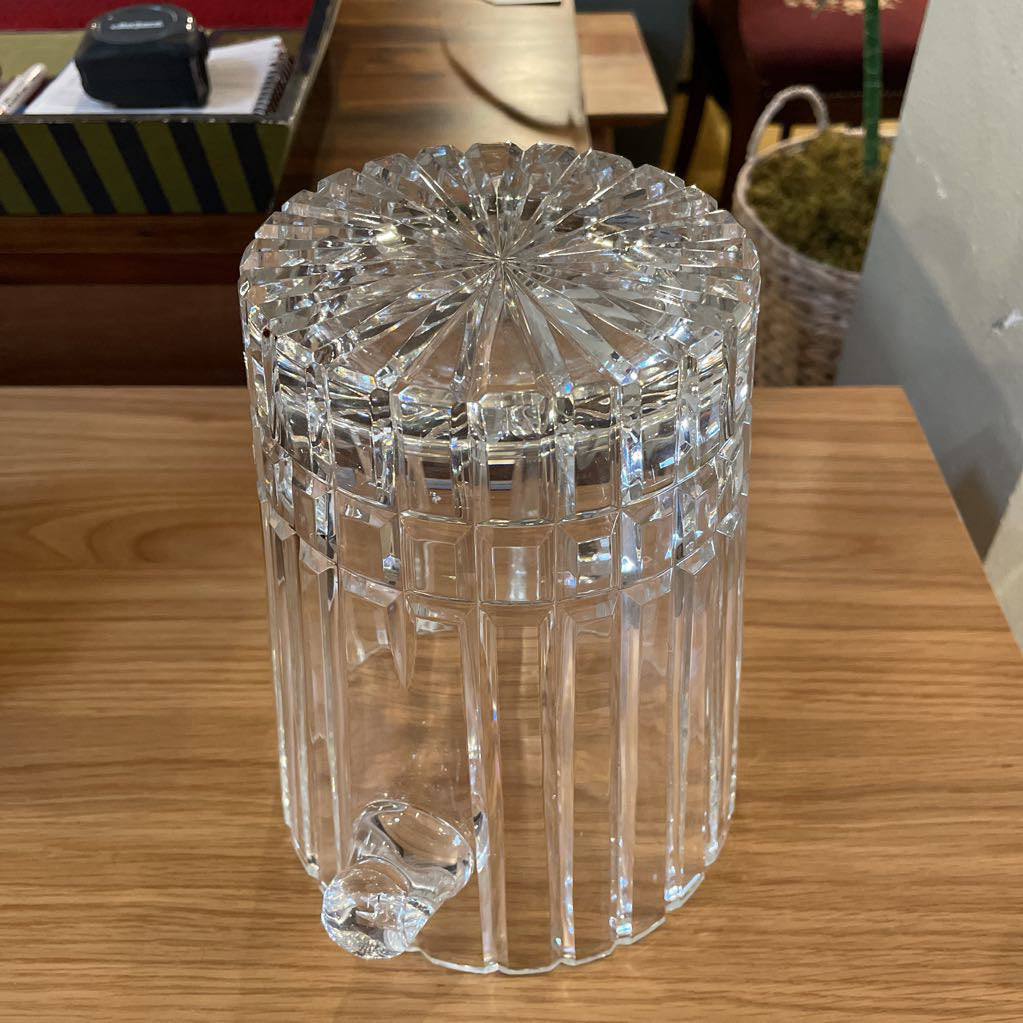 Heavy Grooved Crystal Ice Bucket SMALLS
