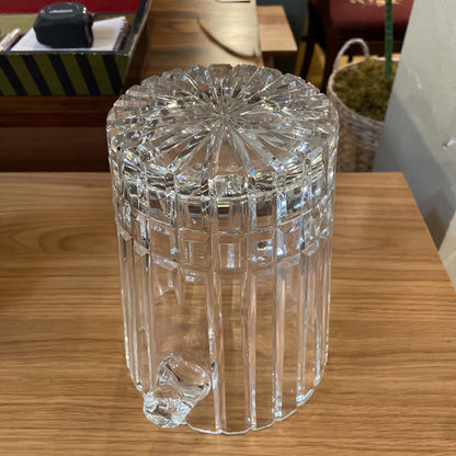 Heavy Grooved Crystal Ice Bucket SMALLS