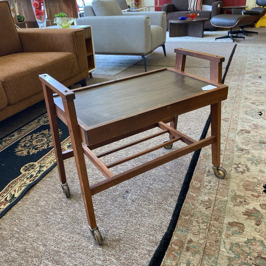 Vintage Wooden Tea Cart (AS IS)