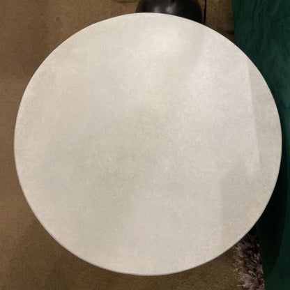 Curved Cement Side Table