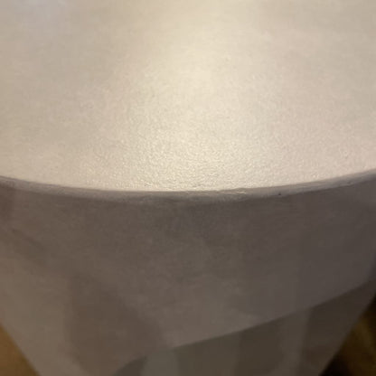 Curved Cement Side Table