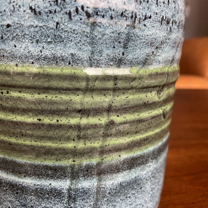 Blue Studio Pottery Jug with Handle