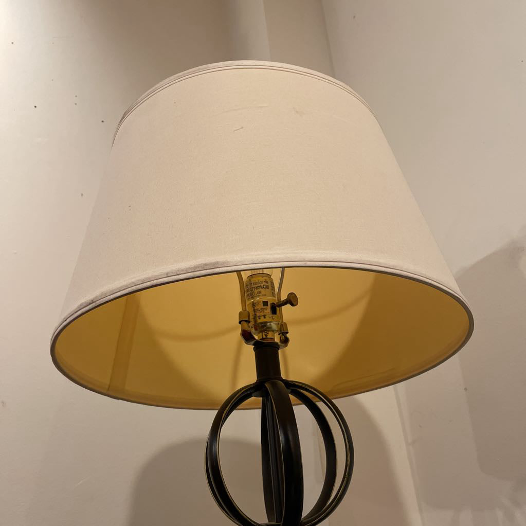 Black Metal Ball Lamp LAMPS