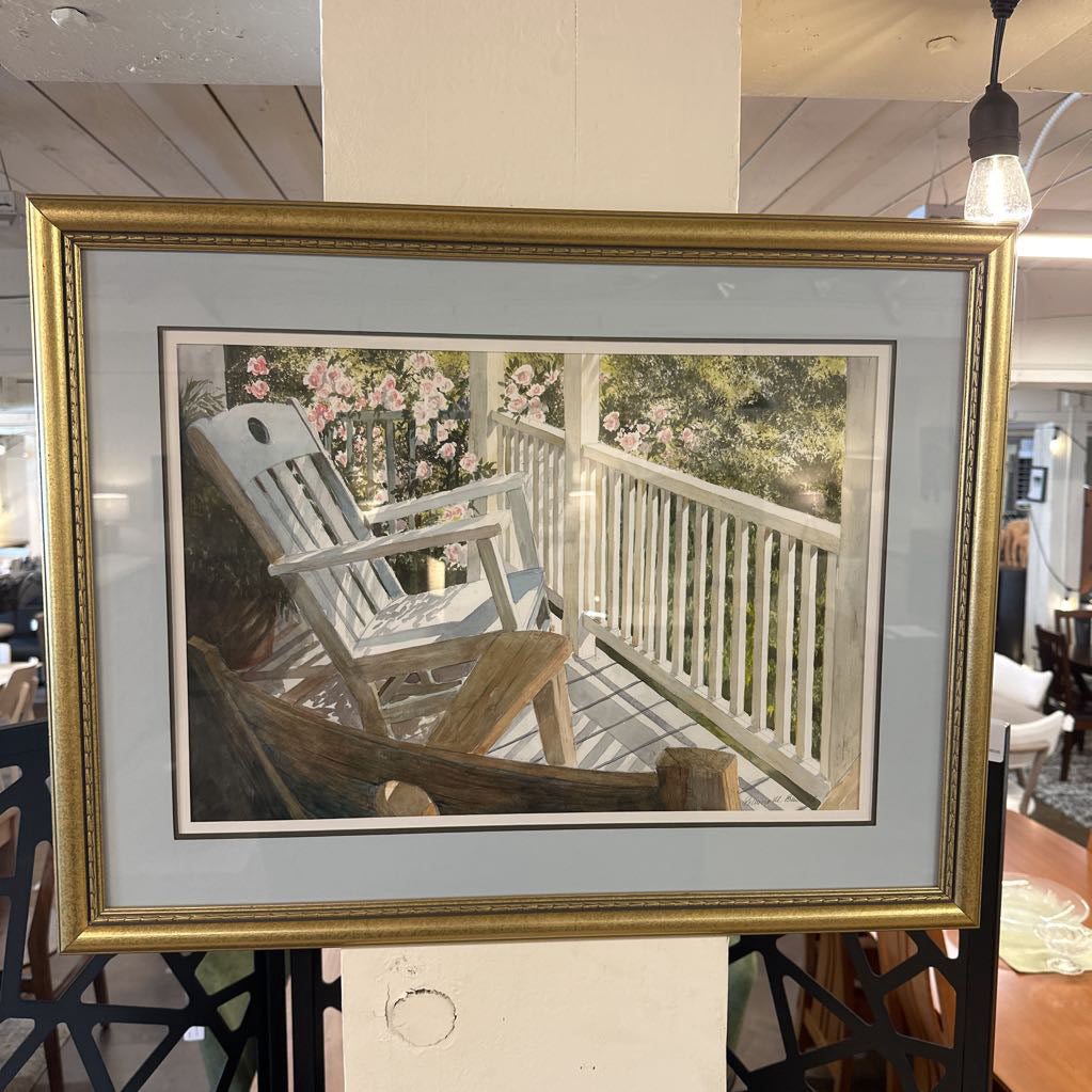 Rocking Chairs on the Porch ART