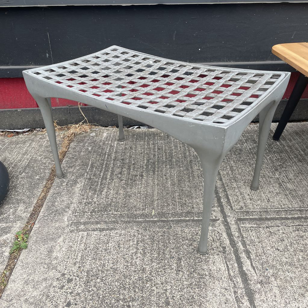Brown Jordan Outdoor Metal Lattice End Table