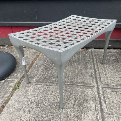 Brown Jordan Outdoor Metal Lattice End Table