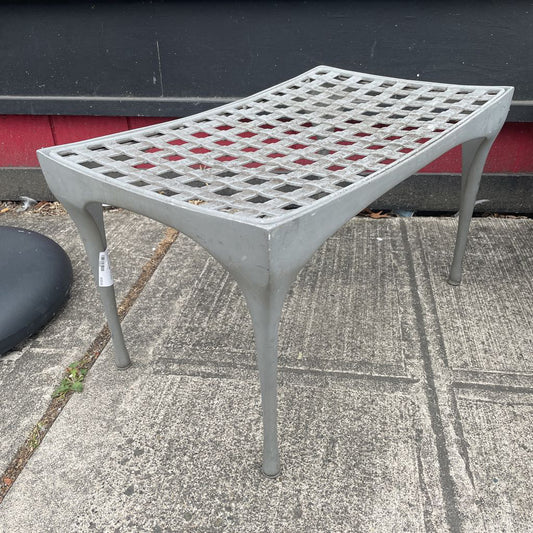 Brown Jordan Outdoor Metal Lattice End Table