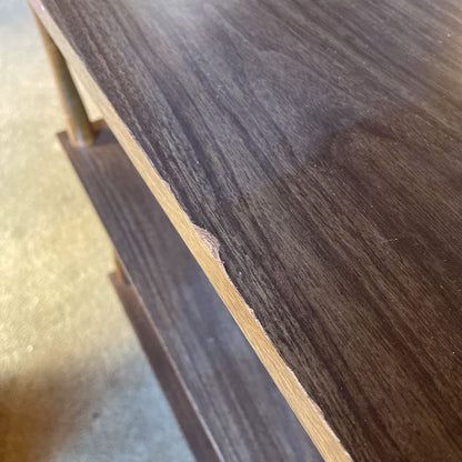 3 Tier Dark Wood Open Shelf