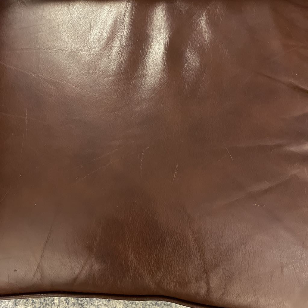 Burgundy Leather Rolled Arm Loveseat U LOVESEATS