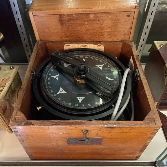 Kelvin, Wilfrid & White Pelorus Compass in Box with Star Charts & Course Plotter UNIQUE FINDS