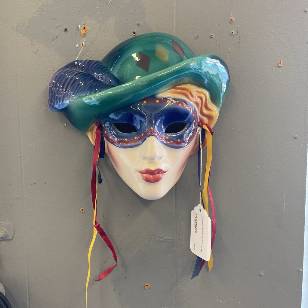 Ceramic Festival Mask Decor SMALLS