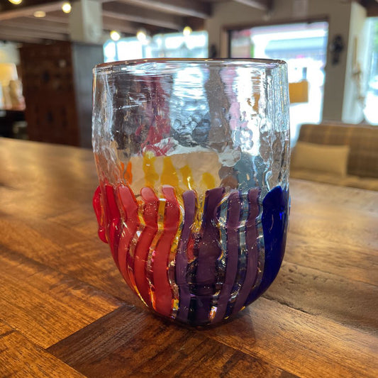 Oliver Dorris Designs Rainbow Glass Baby Head