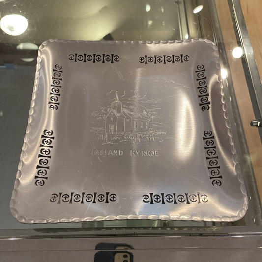 Imsland Kyrkje Metal Tray UNIQUE FINDS