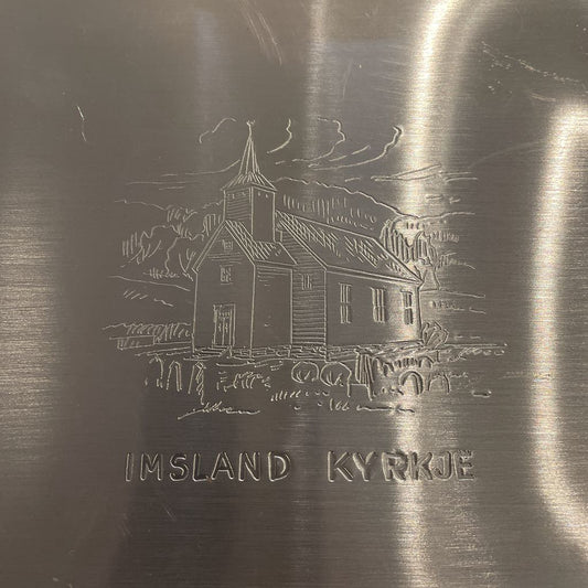 Imsland Kyrkje Metal Tray UNIQUE FINDS