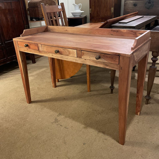 Solid Acacia 3 Drawer Desk