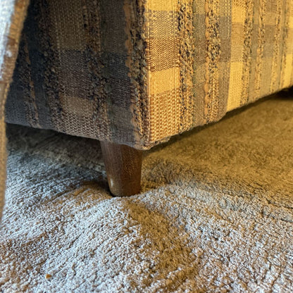 Vintage Blue Checkered Tweed Sleeper Sofa U SLEEPERS