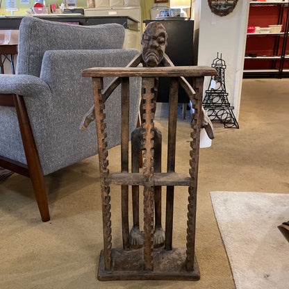 "Slender Man" Wooden CD Storage Rack UNIQUE FINDS