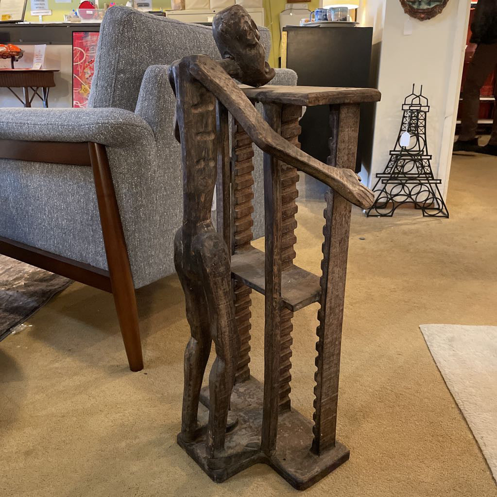 "Slender Man" Wooden CD Storage Rack UNIQUE FINDS